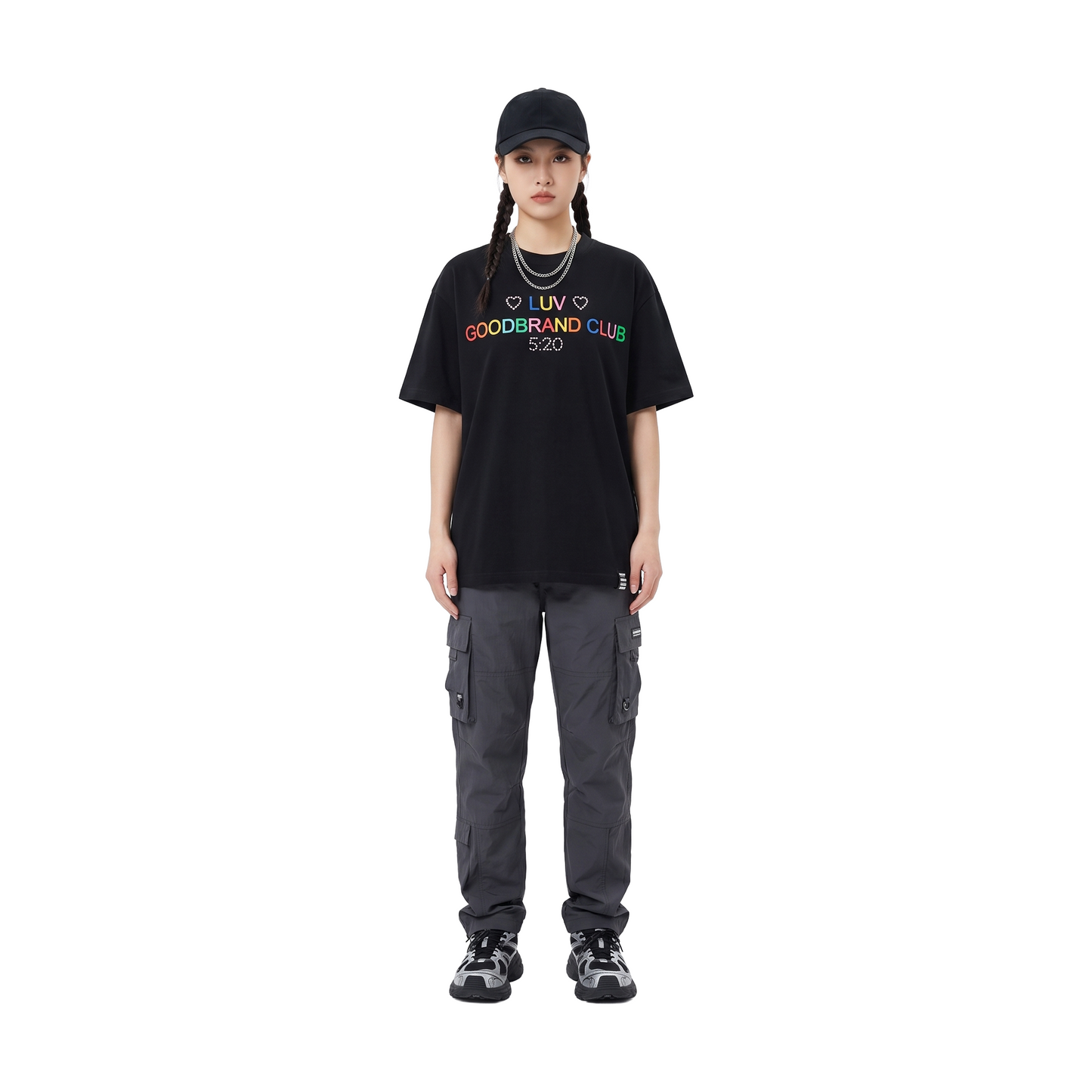 GOODBRAND 520 Edisi Terhad Jam Buih Tee Hitam (SS26)