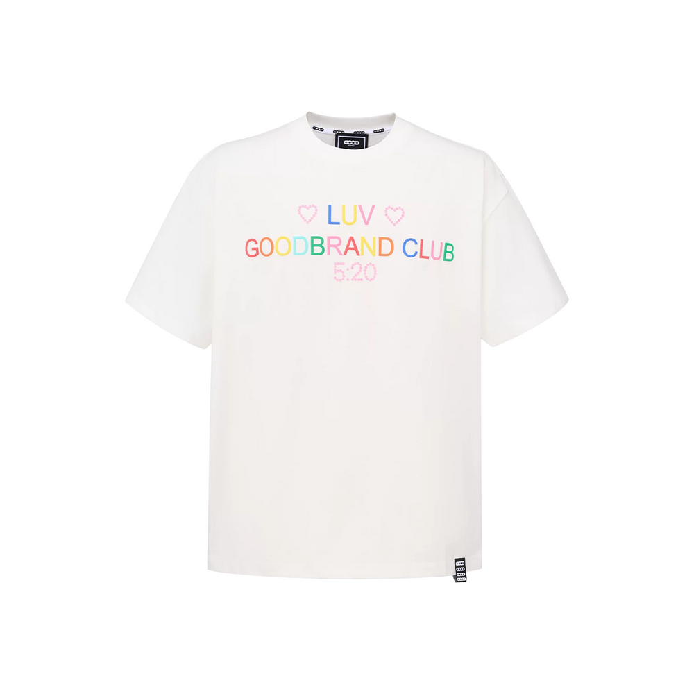 GOODBRAND 520 Limited Edition Clock Foam Tee White (SS26)