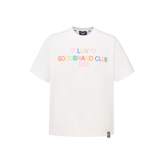 GOODBRAND 520 Limited Edition Clock Foam Tee White (SS26)