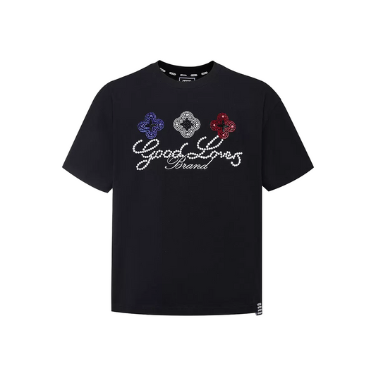 GOODBRAND Colour Floral Rhinestone Black (SS26)