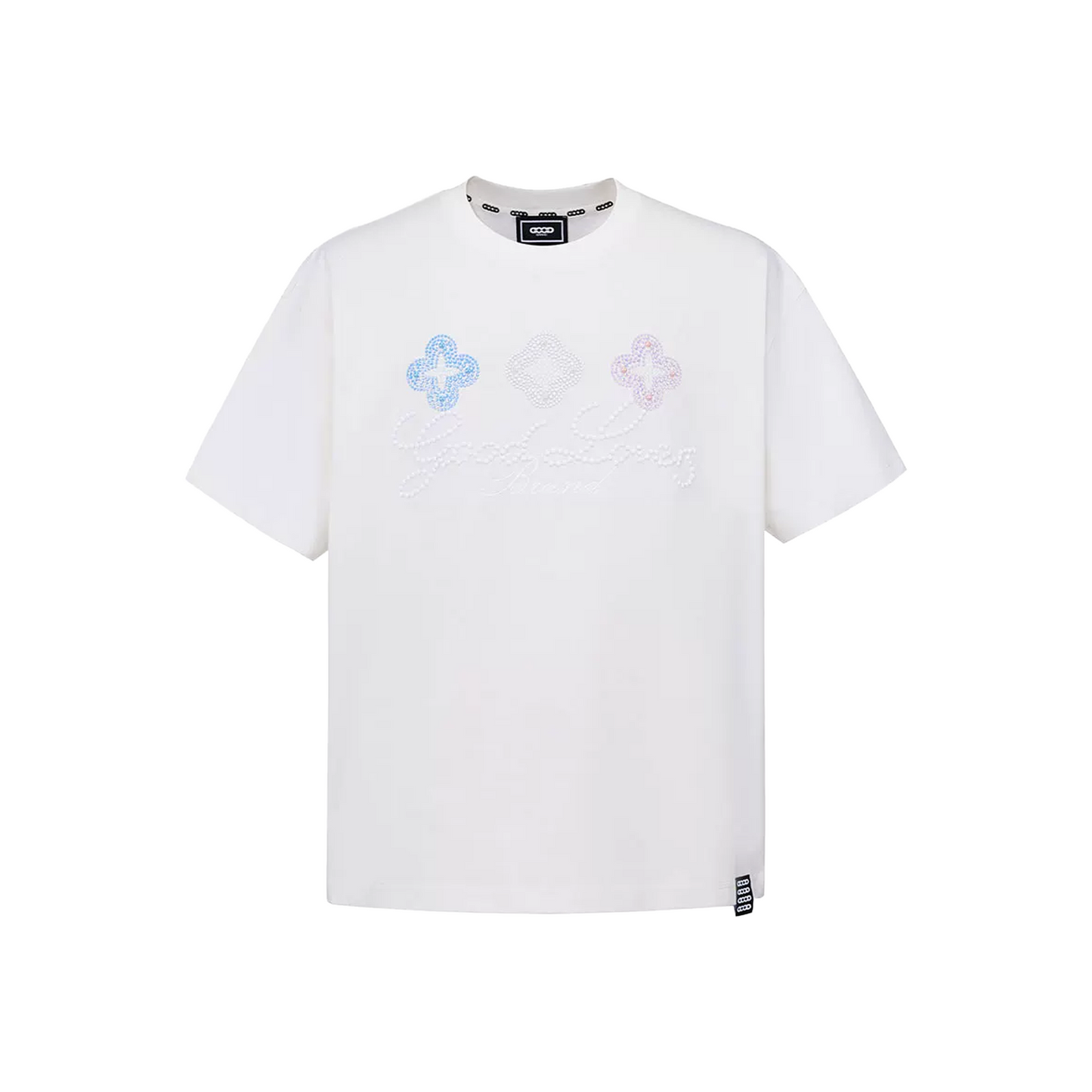 GOODBRAND Colour Floral Rhinestone White (SS26)