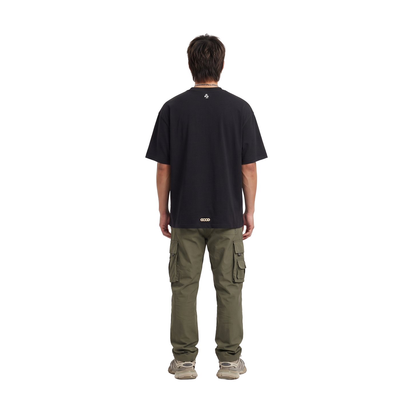 GOODBRAND Colourful Cosmic Gemstone Slogan Tee Black (SS26)