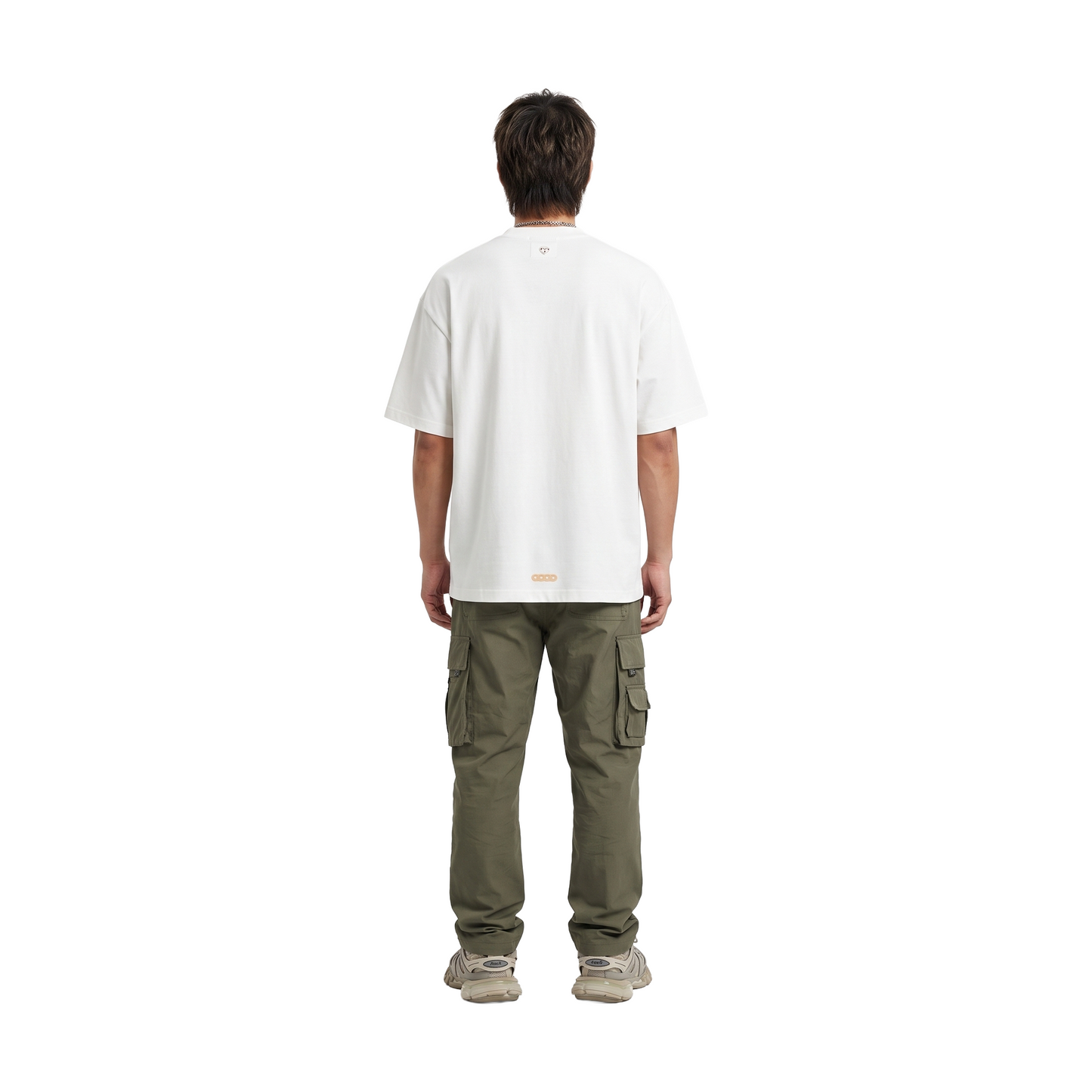 GOODBRAND Colourful Cosmic Gemstone Slogan Tee White (SS26)
