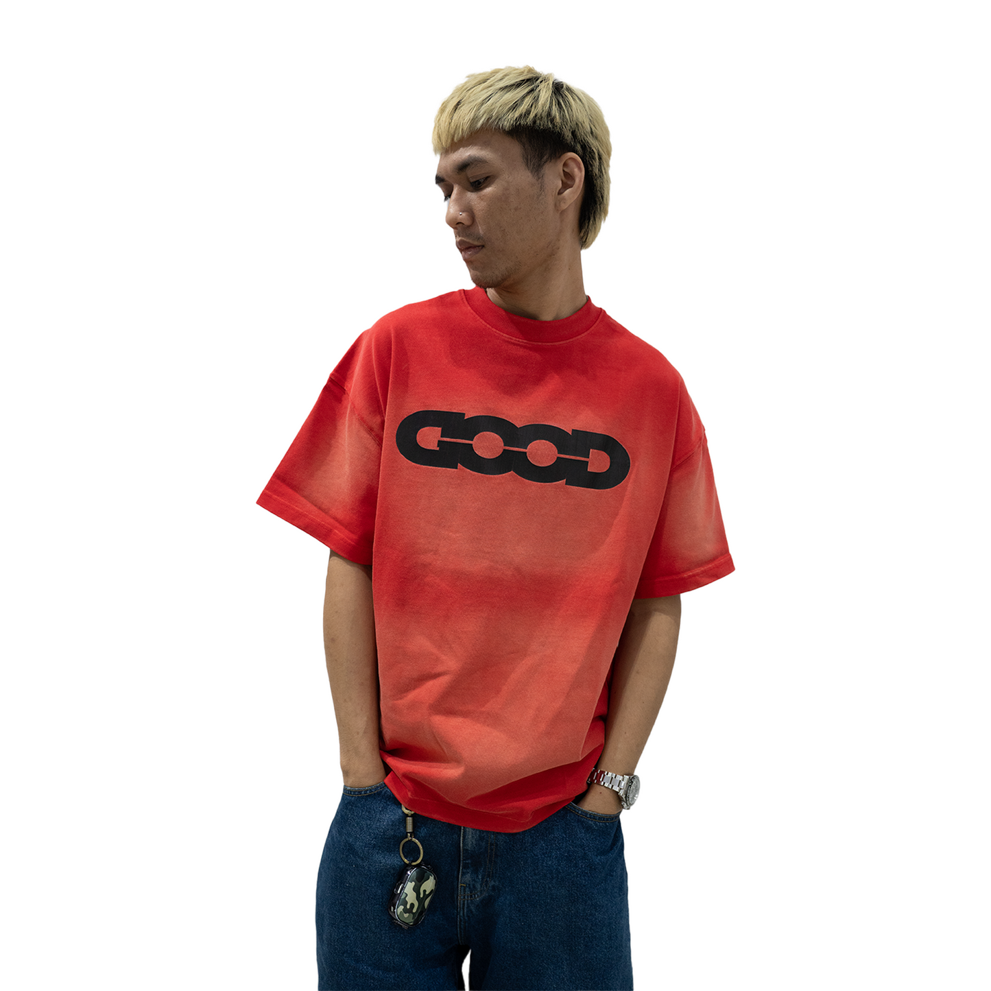 GOODBRAND Cracked Tee Red (SS23)