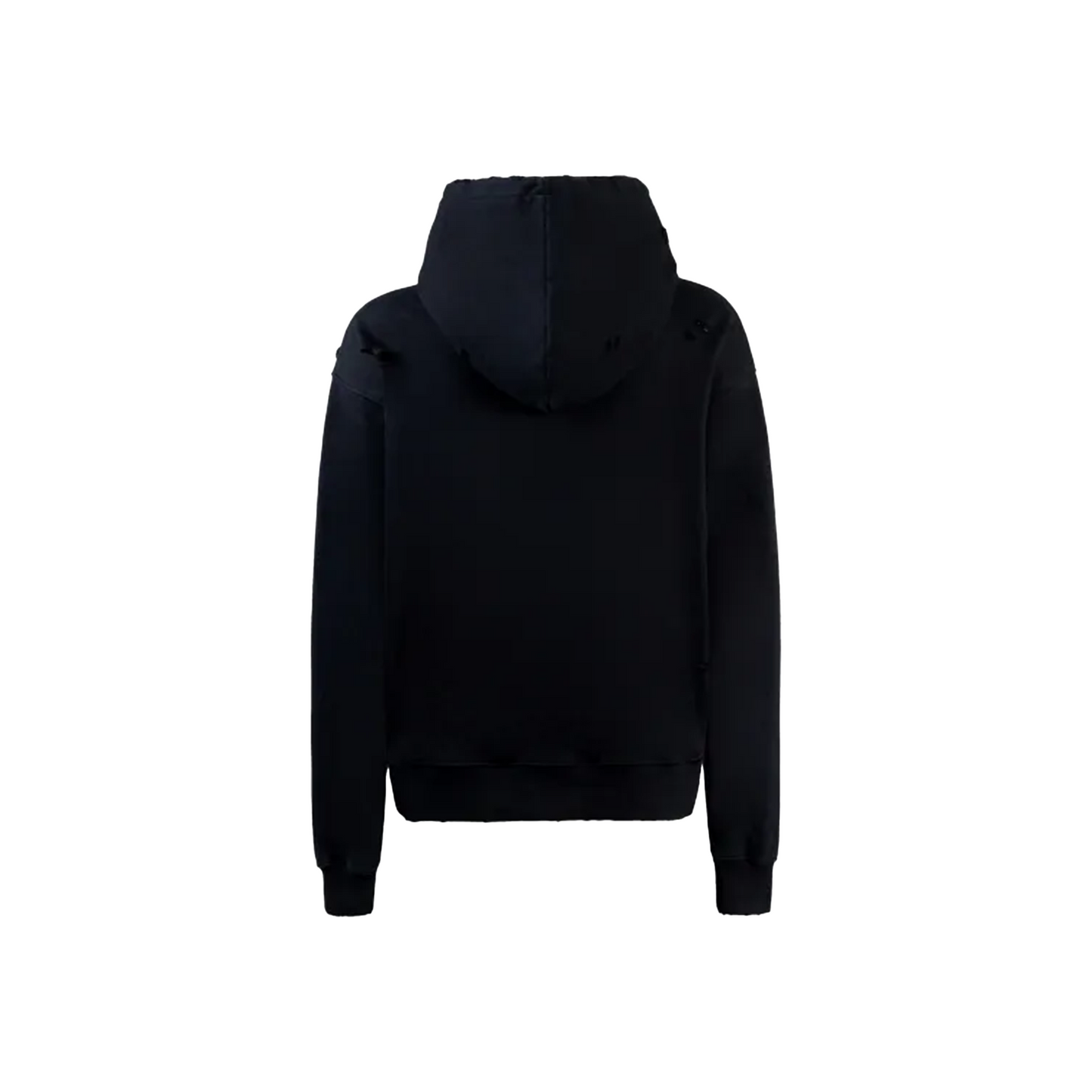 GOODBRAND Diamond Ripped Hoodie Black (FW24)