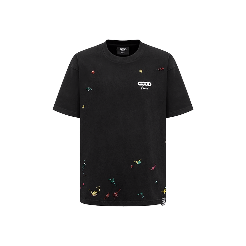 GOODBRAND Dopamine Tube Beaded Tee Black (SS25)