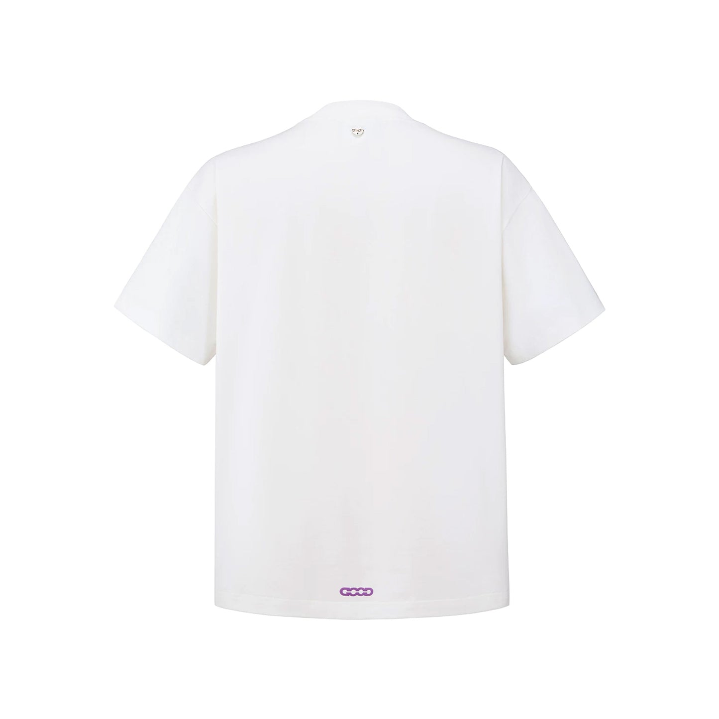 GOODBRAND Foamed Ice Cream Crystal Gauze S/S Tee White (SS26)