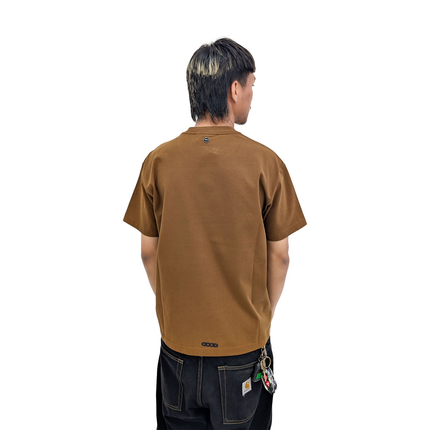 GOODBRAND Fragmented Metal Logo S/S Tee Brown (SS25)