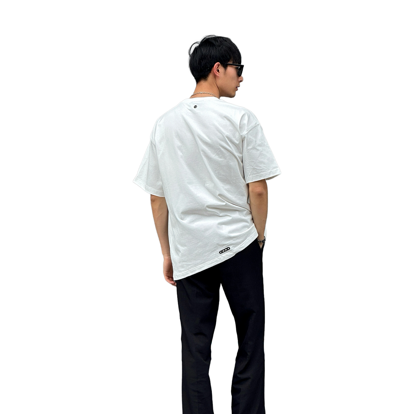 GOODBRAND Fragmented Metal Logo S/S Tee White (SS25)