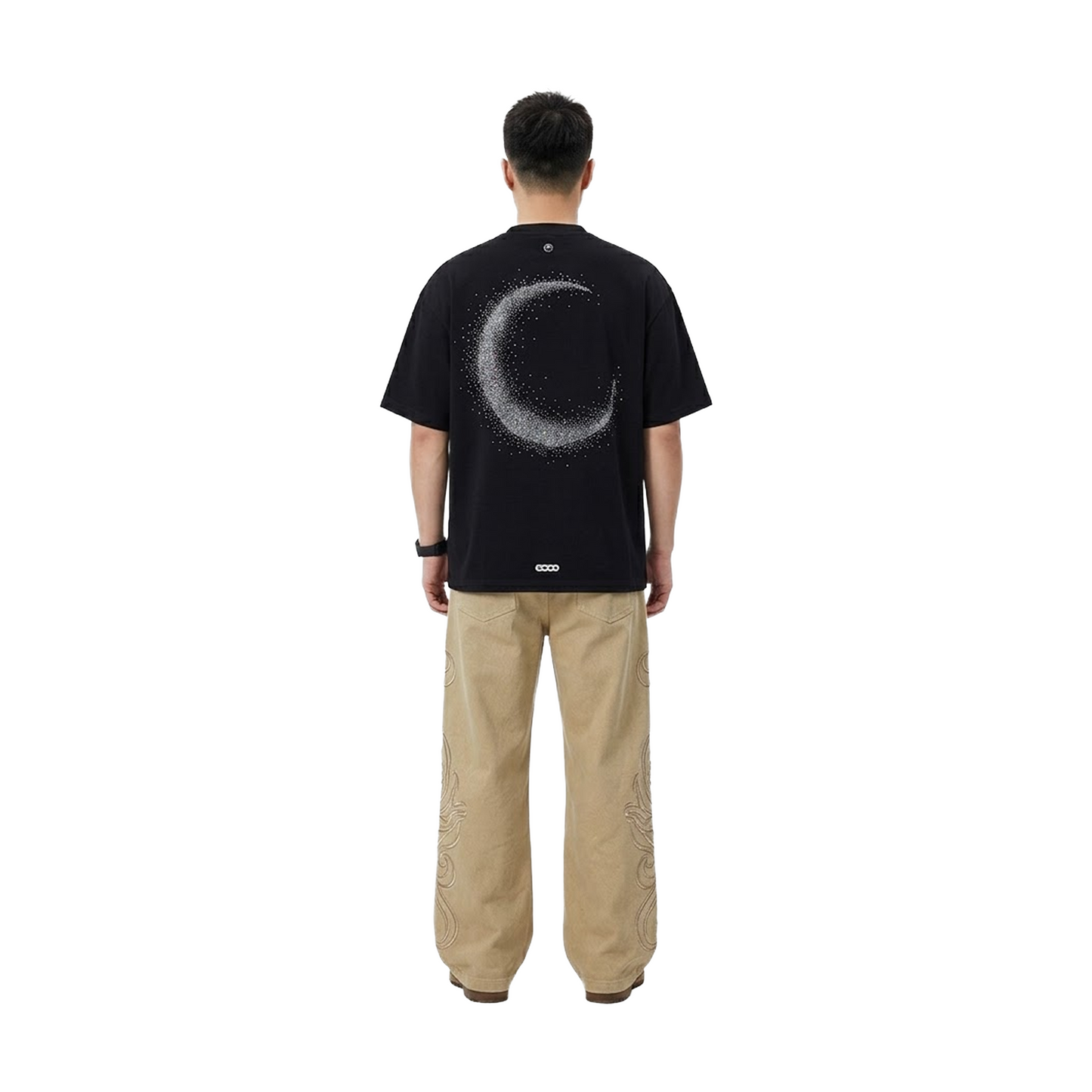 GOODBRAND Full Diamond Crescent Tee Black (SS26)