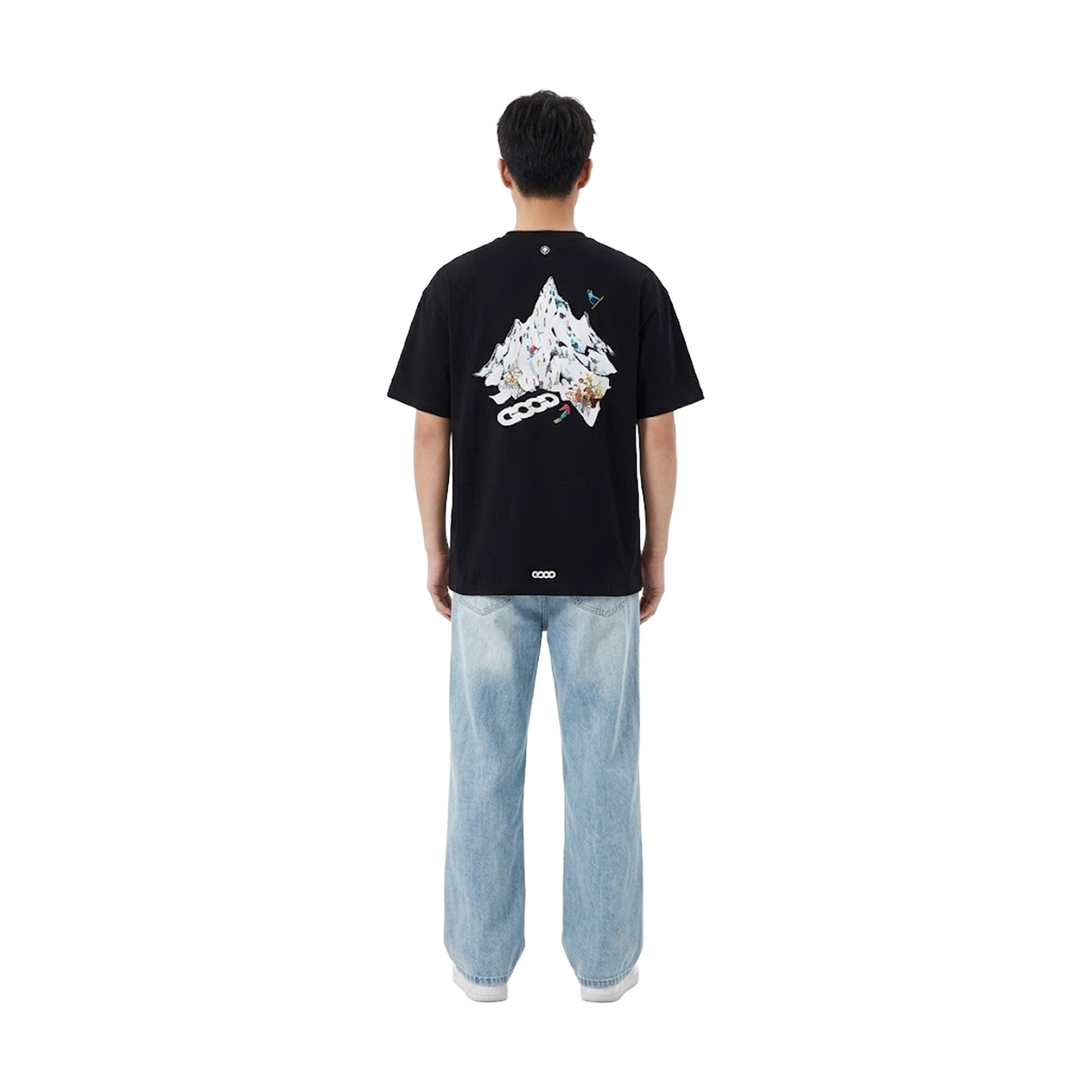 GOODBRAND Fun Ice Cream Pulp Embroidery Tee Black (SS26)