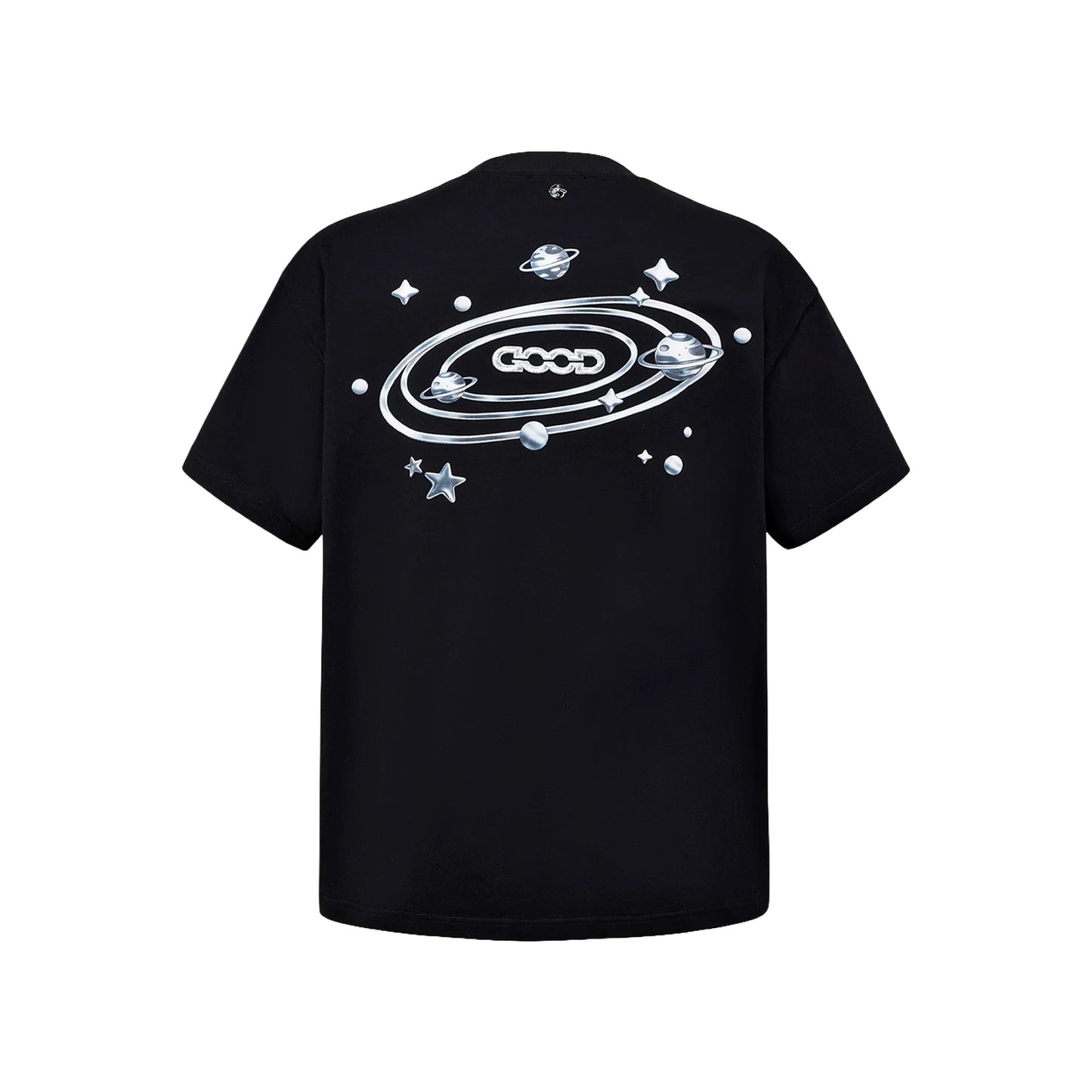 GOODBRAND Fun Planet Embroidered S/S Tee Black (SS26)