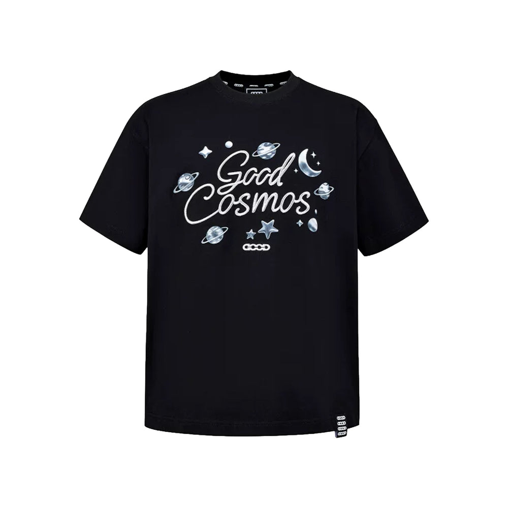 GOODBRAND Fun Planet Embroidered S/S Tee Black (SS26)