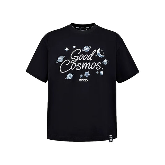 GOODBRAND Fun Planet Embroidered S/S Tee Black (SS26)
