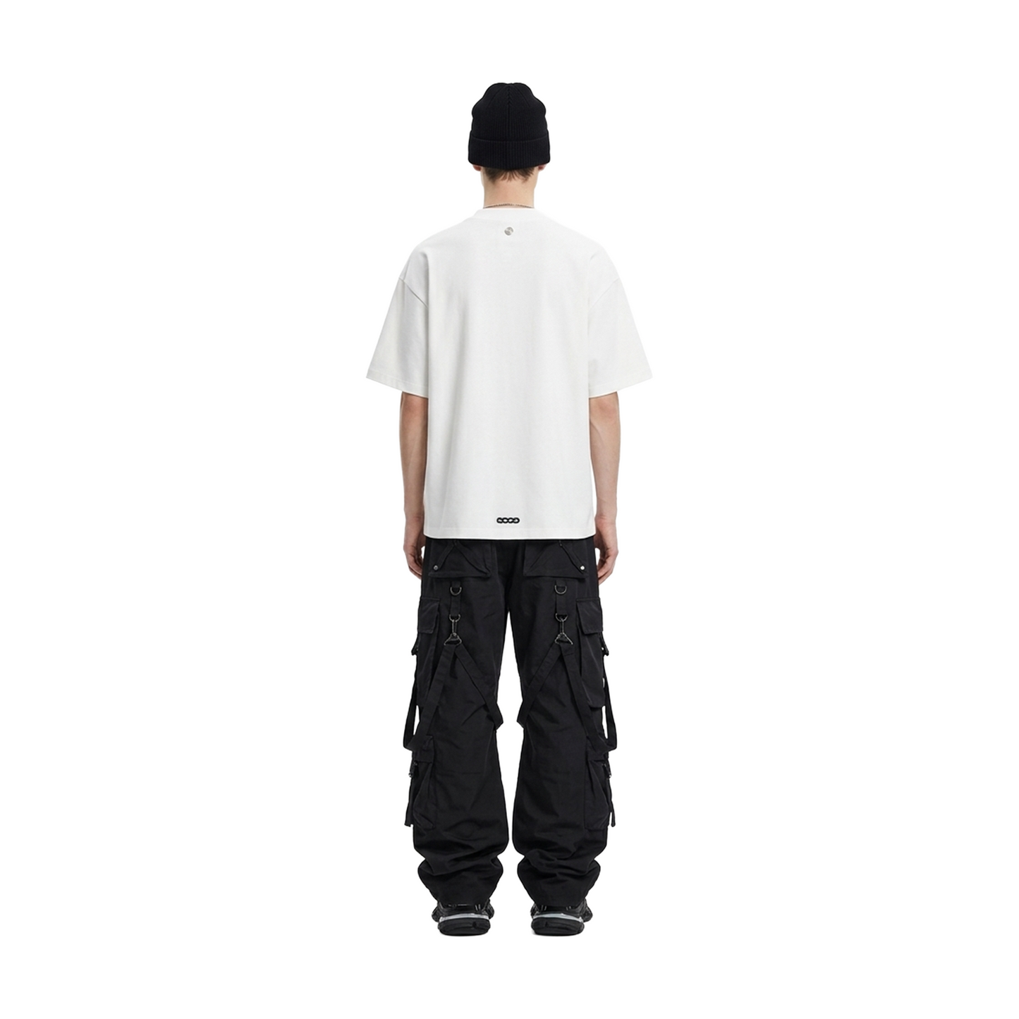 GOODBRAND Gemstone Embellished Logo Tee White (SS26)