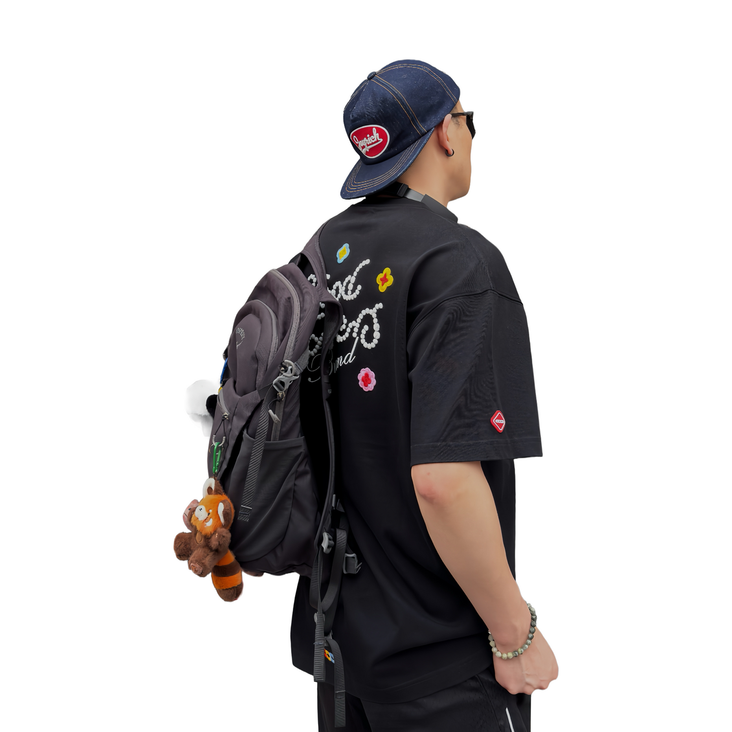 GOODBRAND Good Loves 3D Embroidered Slogan Tee Black (SS25)