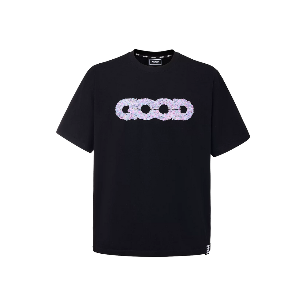 GOODBRAND Lavender Floral Sequin Embroidery Black (SS26)