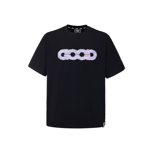 GOODBRAND Lavender Floral Sequin Embroidery Black (SS26)