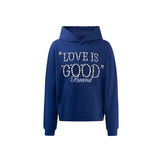 GOODBRAND Love Is Good Hoodie Navy (FW24)