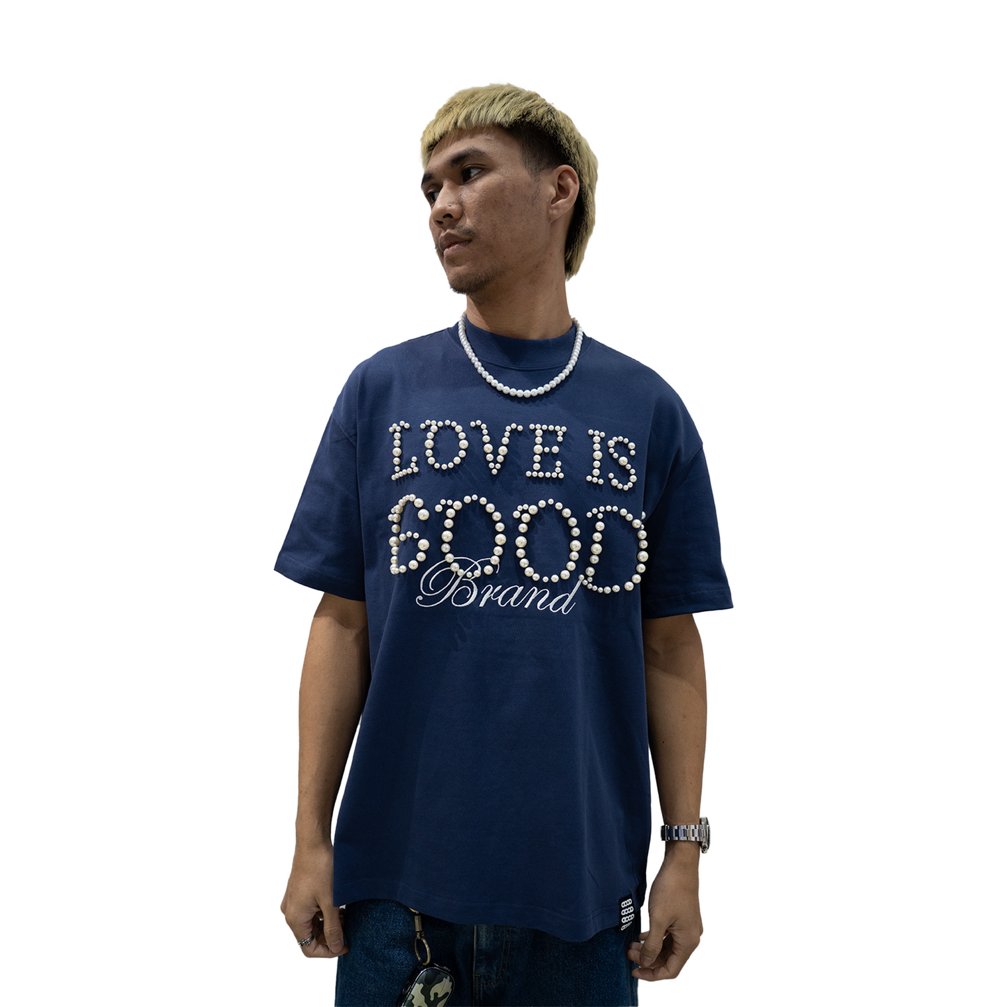 GOODBRAND Love Is Good Tee Navy (SS24)