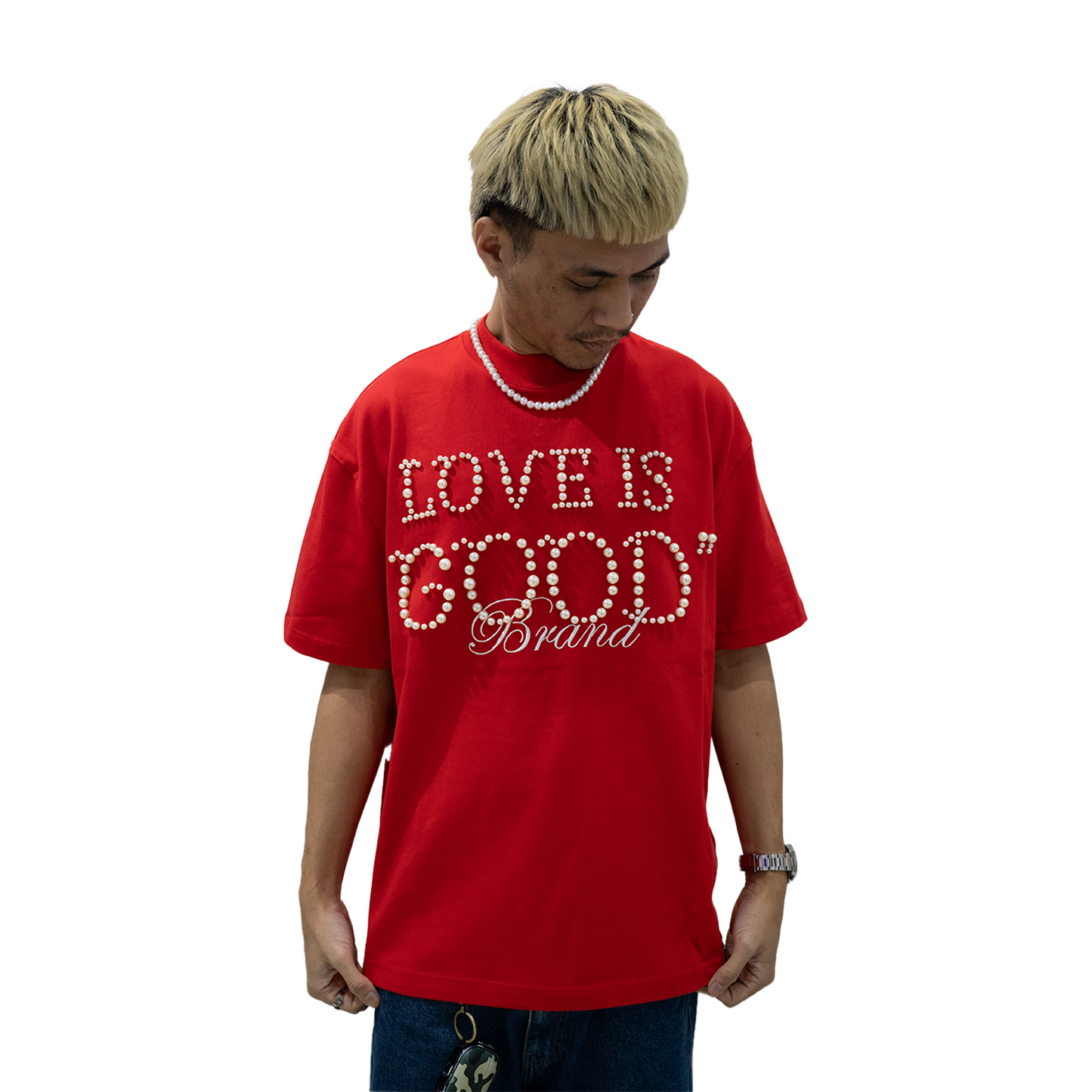 GOODBRAND Love Is Good Tee Red (SS24)