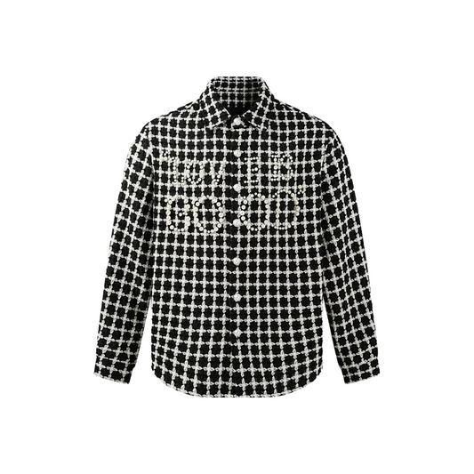 GOODBRAND Love is Good Classic Chanel-Style Shirt Black (FW25)
