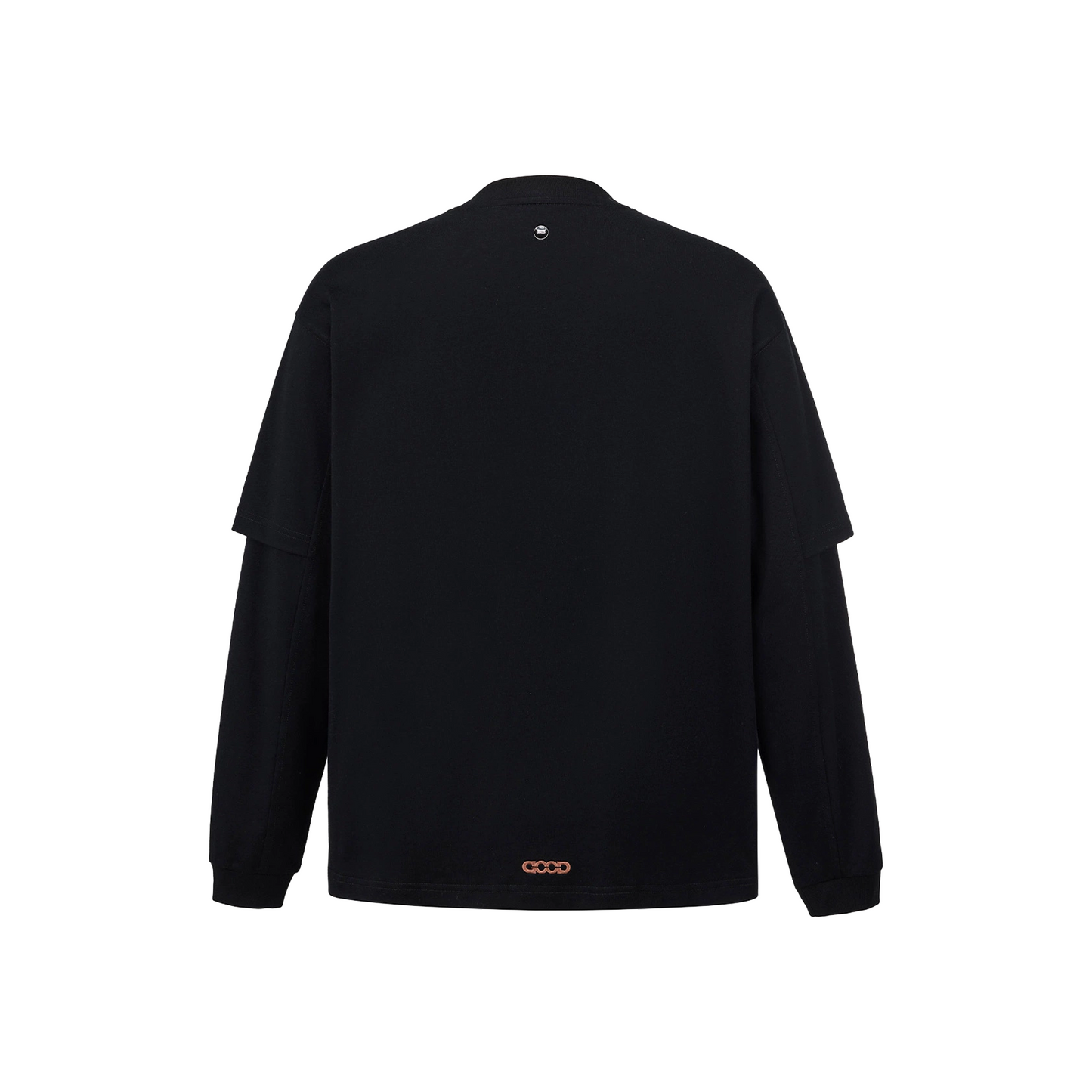 GOODBRAND Melting Ice Cream Two-Piece Long Sleeved Tee Black (FW25)