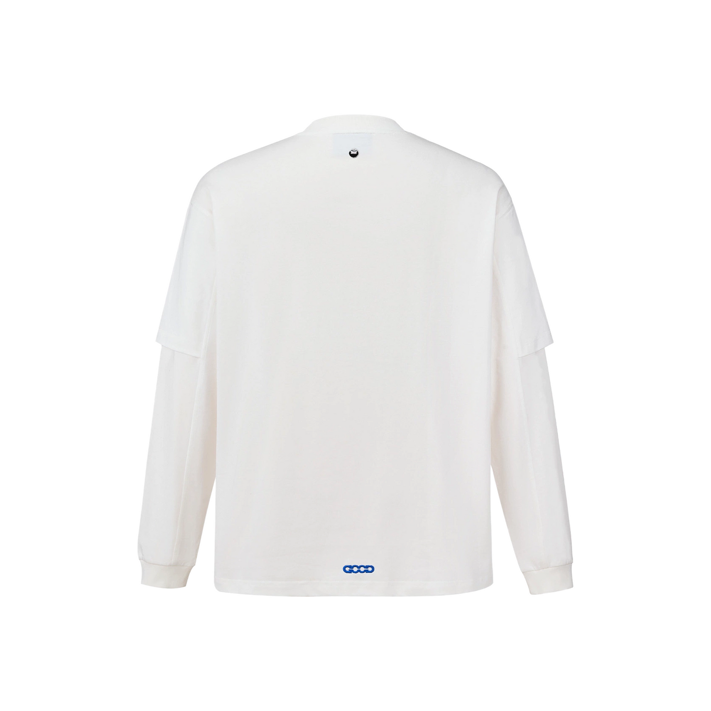 GOODBRAND Melting Ice Cream Two-Piece Long Sleeved Tee White (FW25)