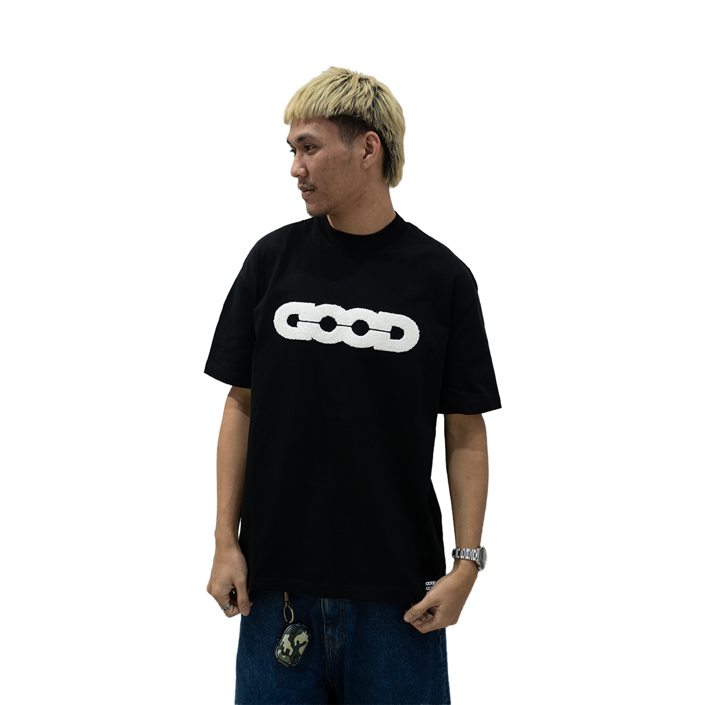 GOODBRAND Mossy Earth Tee Black (SS24)