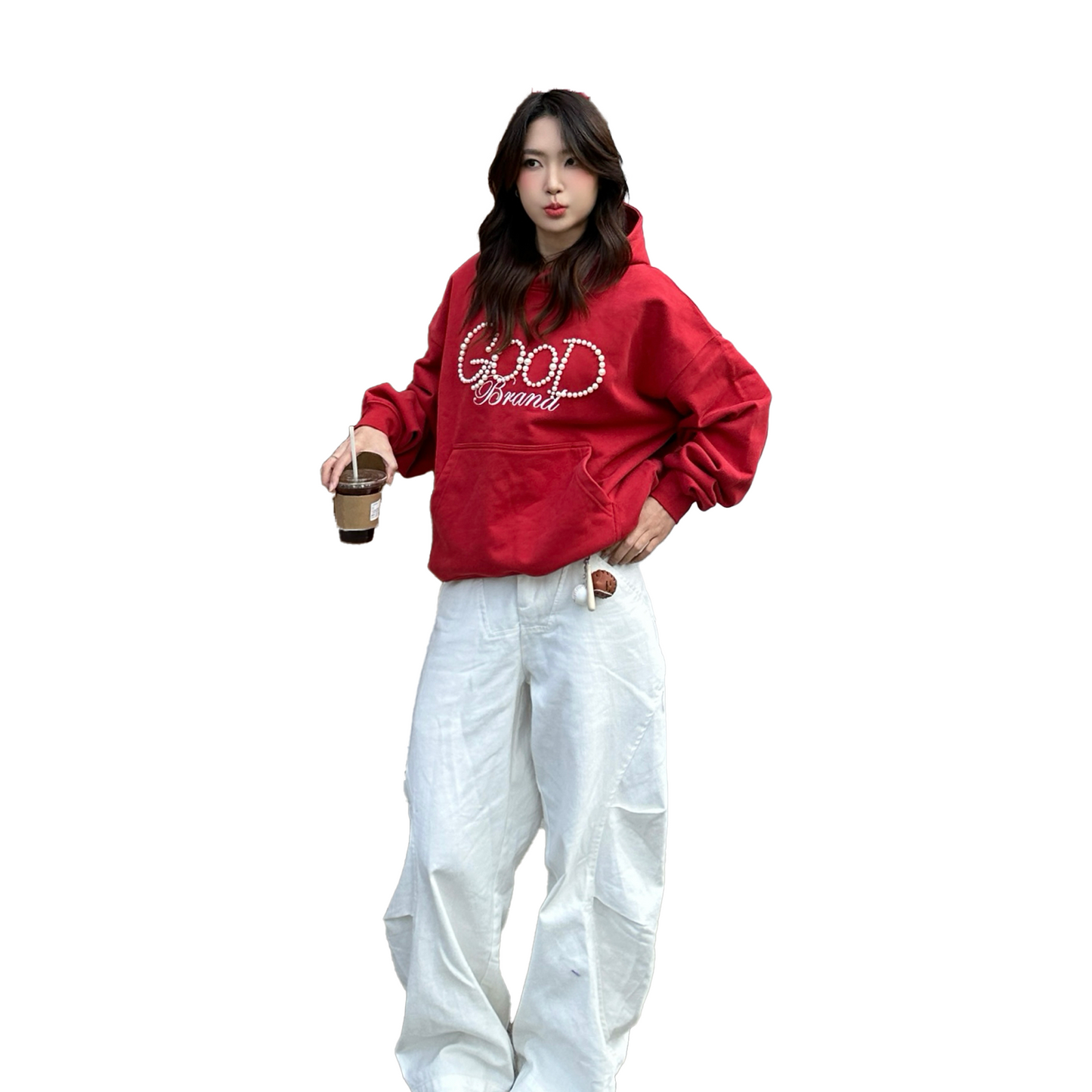 GOODBRAND New Year Limited Edition Hoodie Red (SS25)