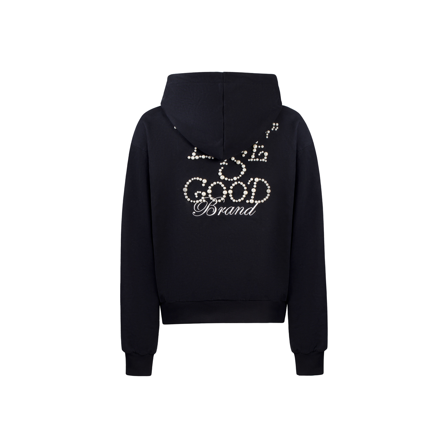 GOODBRAND Pearl Zip-Up Hoodie Black (FW24)