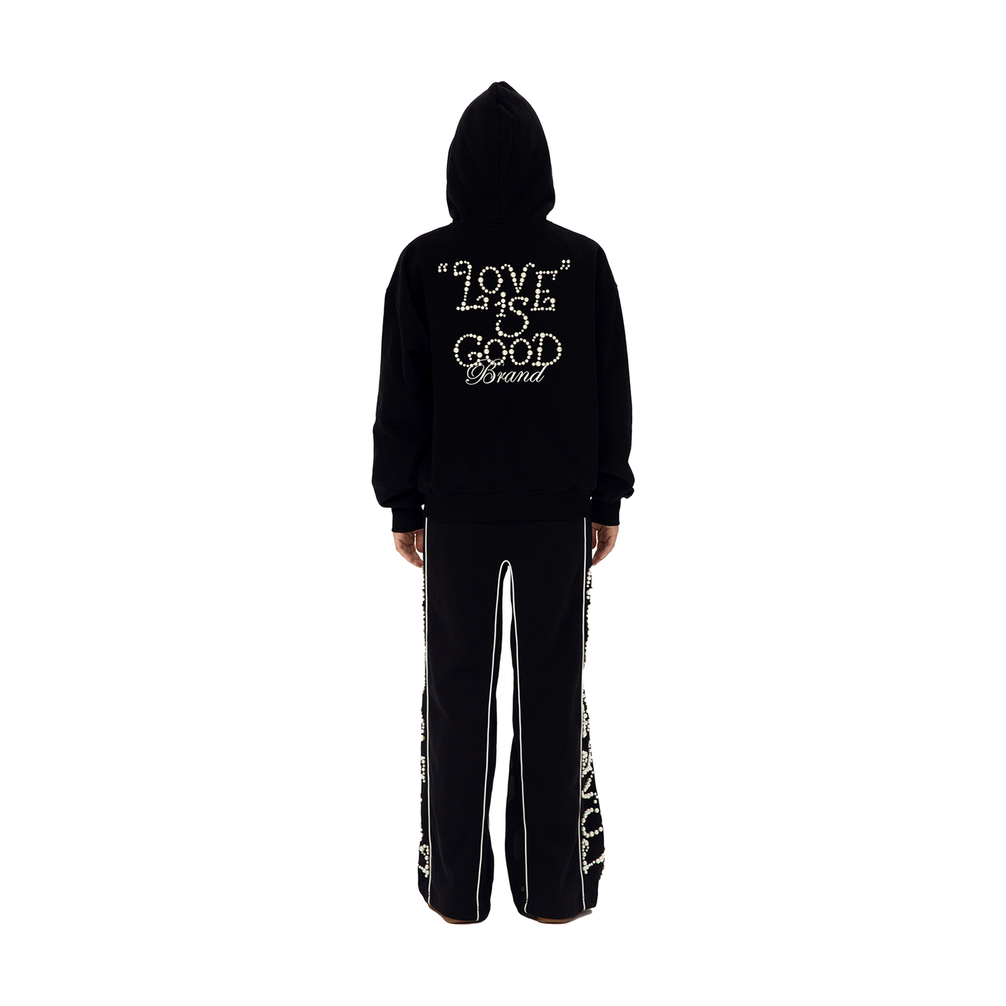 GOODBRAND Pearl Zip-Up Hoodie Black (FW24)