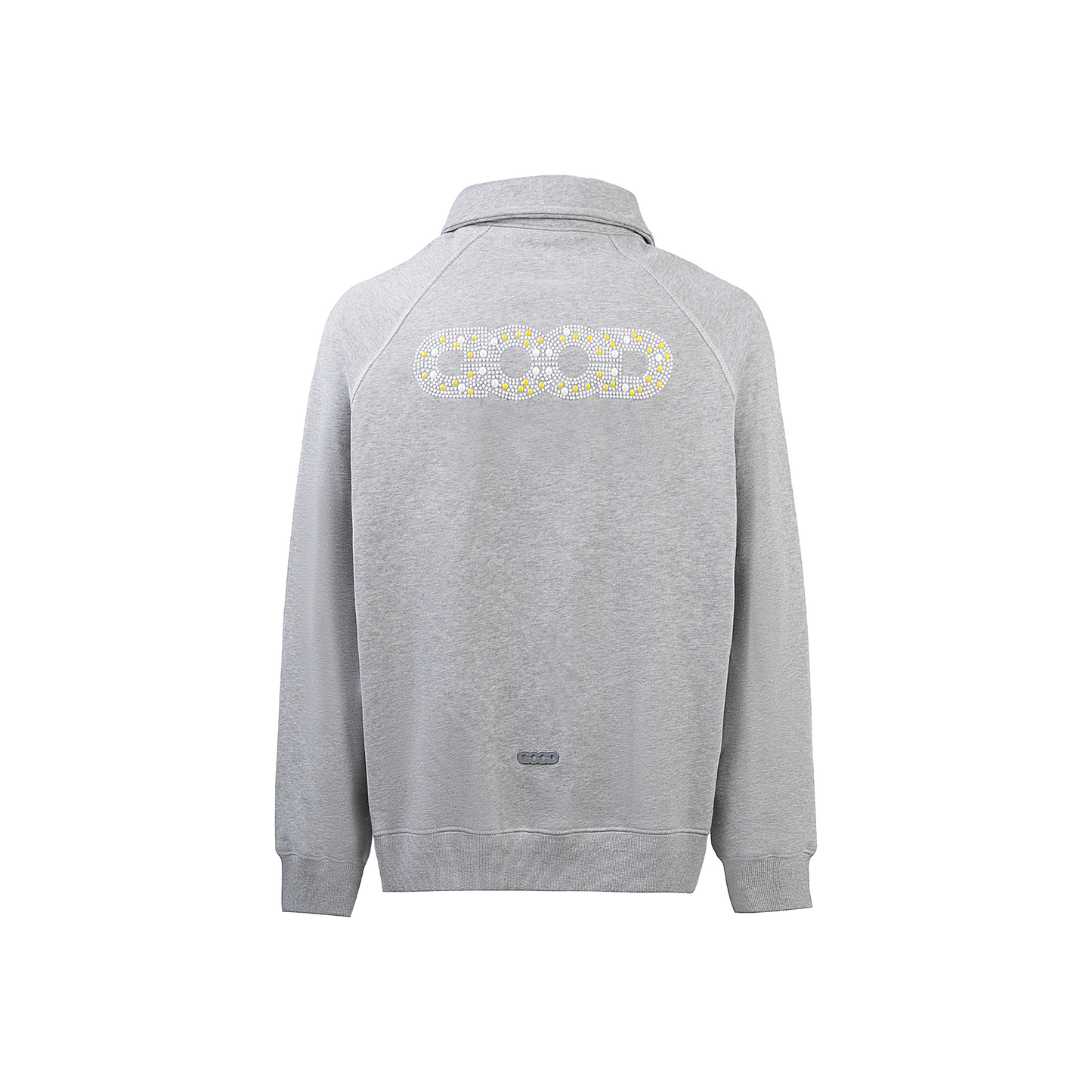 GOODBRAND Pearl Polo Long Sleeved Sweatshirt Grey (SS25)