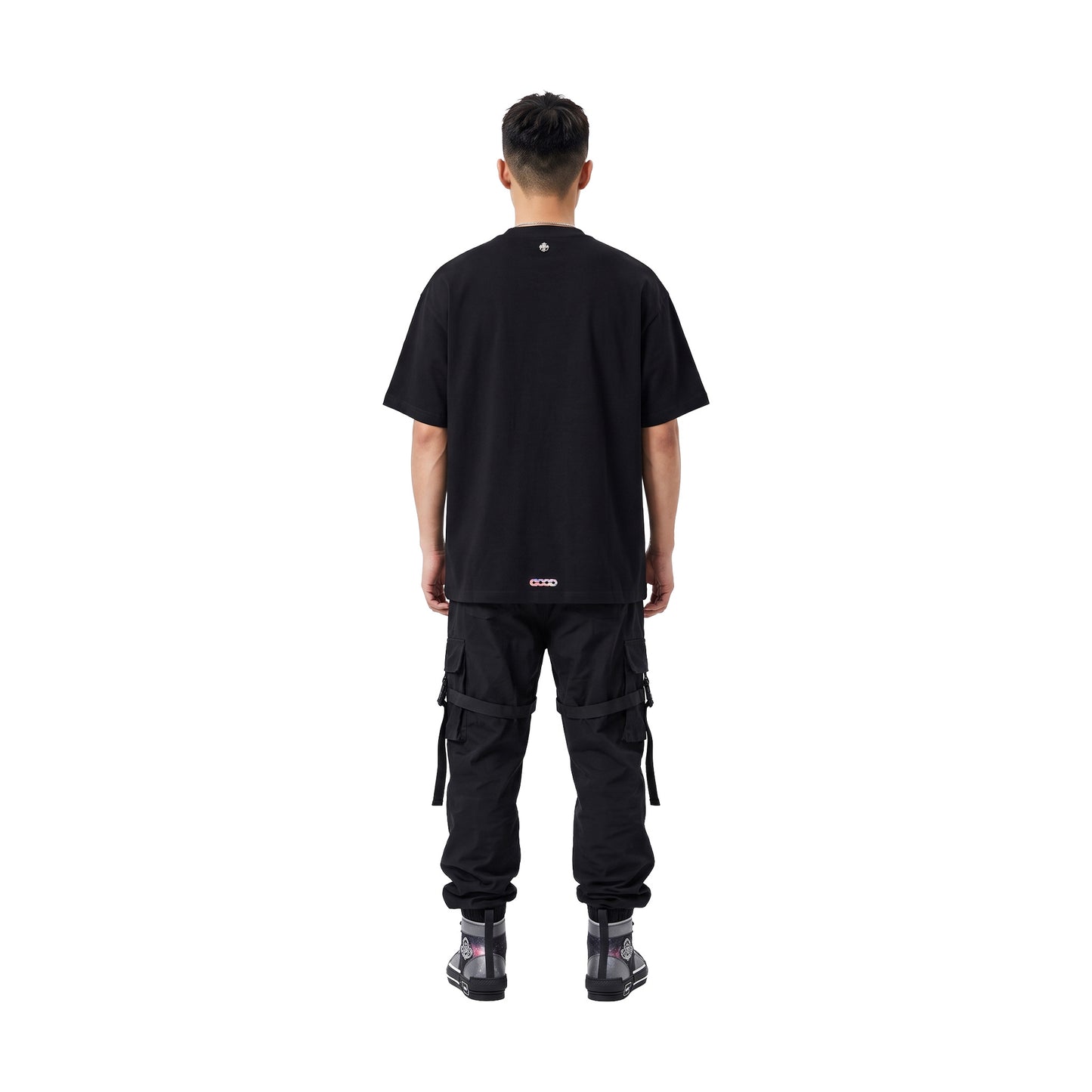 GOODBRAND Purple Cloud Colorful S/S Tee Black (SS26)