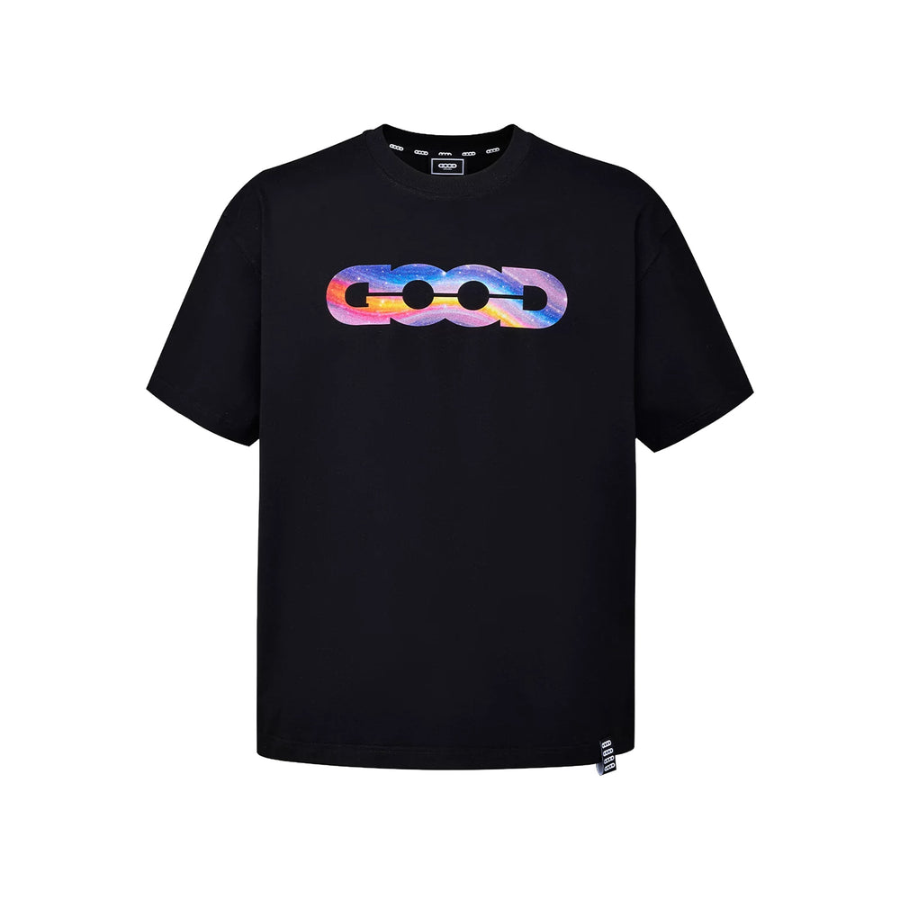 GOODBRAND Purple Cloud Colorful S/S Tee Black (SS26)