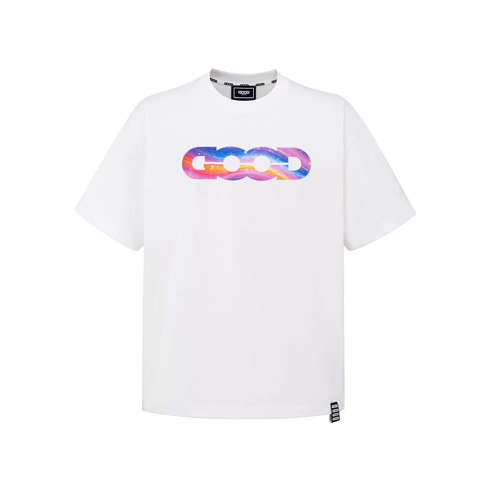 GOODBRAND Purple Cloud Colorful S/S Tee White (SS26)