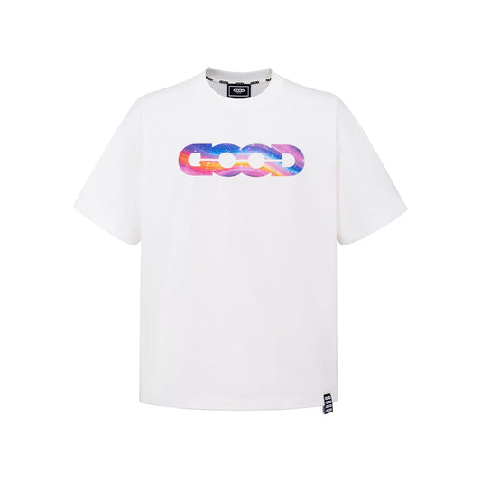 GOODBRAND Purple Cloud Colorful S/S Tee White (SS26)