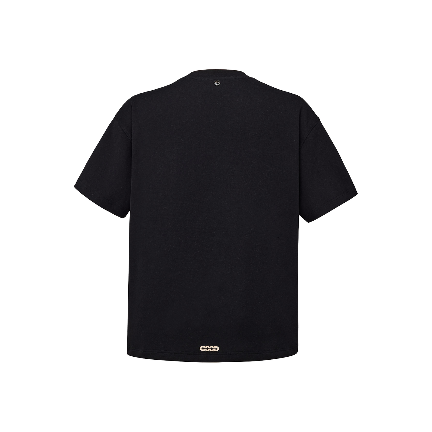 GOODBRAND Slogan Champagne Fragment Tee Black (SS26)