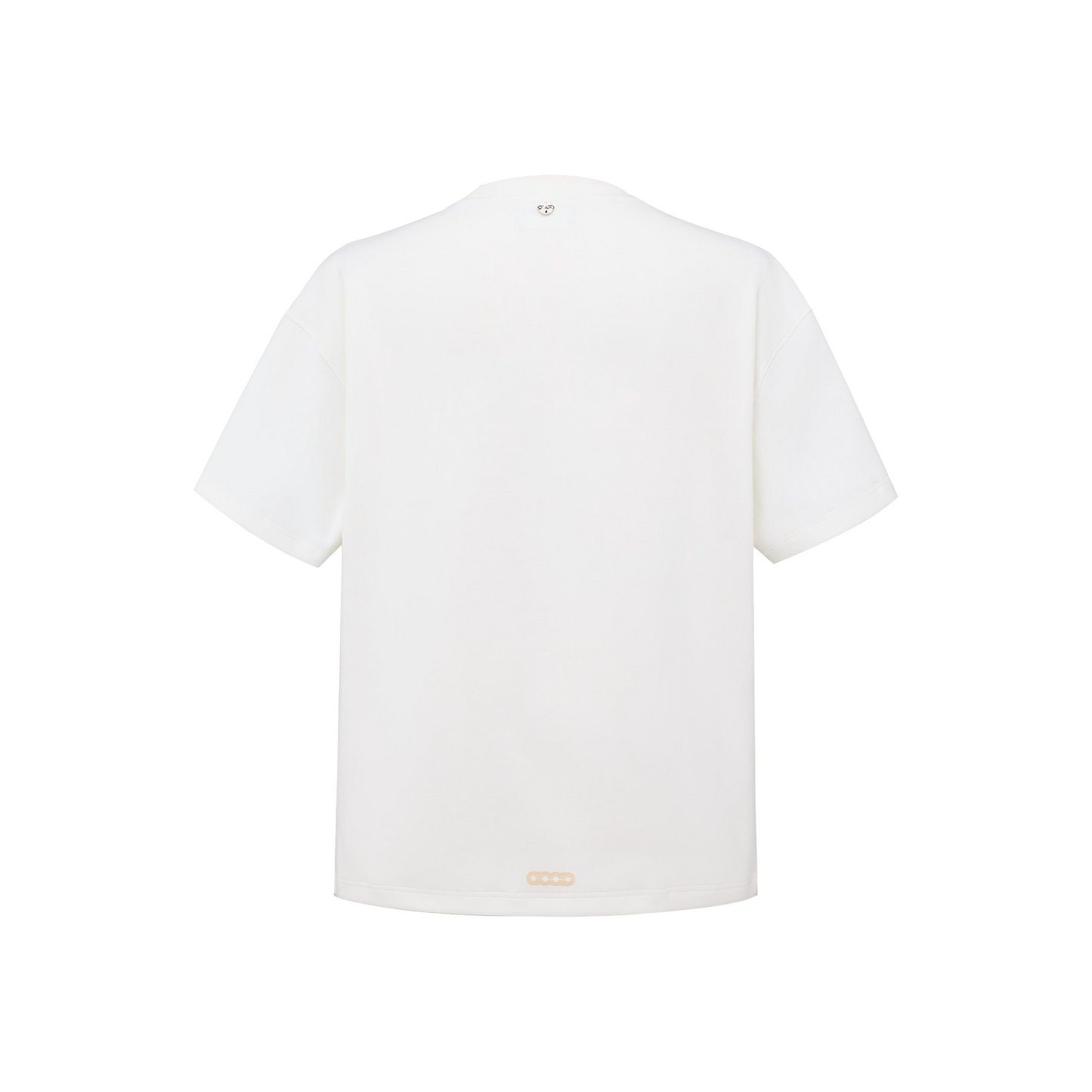 GOODBRAND Slogan Champagne Fragment Tee White (SS26)