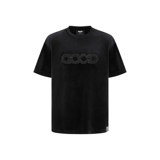 GOODBRAND Sparkling Embroidered Tee Black (SS25)