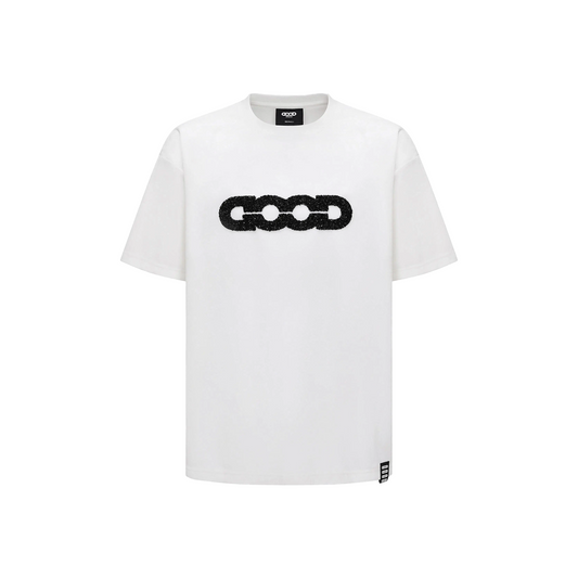 GOODBRAND Sparkling Embroidered Tee White (SS25)