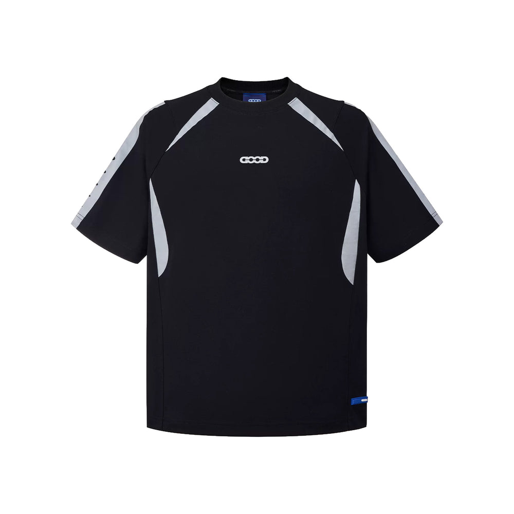 GOODBRAND Sports Quick-Dry Reflective Gradient Tee Black (SS26)