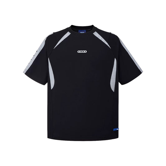GOODBRAND Sports Quick-Dry Reflective Gradient Tee Black (SS26)