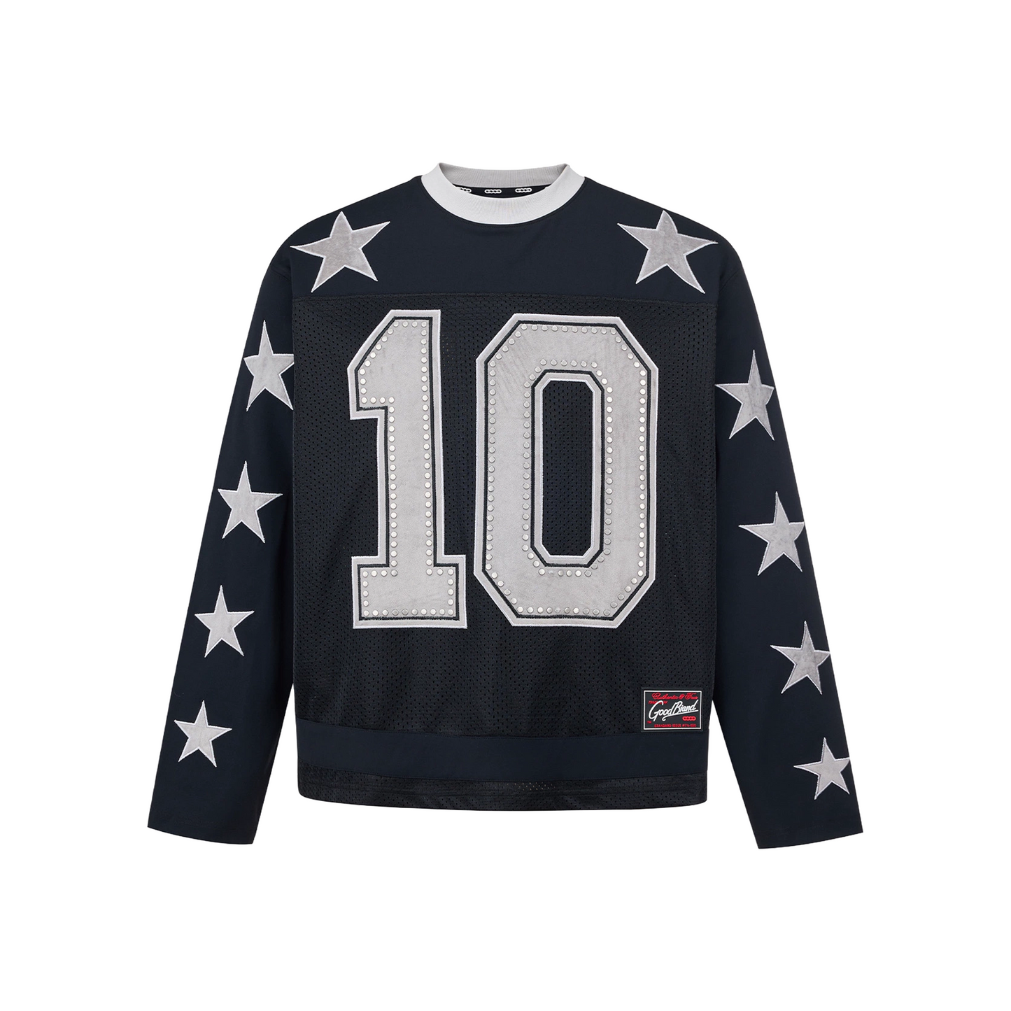 GOODBRAND Star Patch Hockey Jersey Black (FW25)