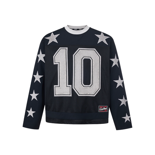 GOODBRAND Star Patch Hockey Jersey Black (FW25)