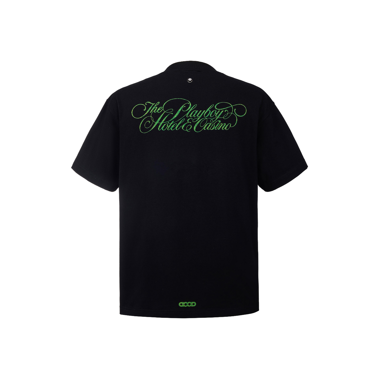 GOODBRAND x PLAYBOY Lawn Leisure Girl Logo Tee Black (SS26)