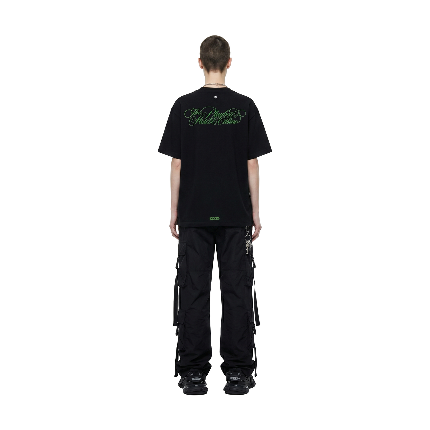 GOODBRAND x PLAYBOY Lawn Leisure Girl Logo Tee Black (SS26)