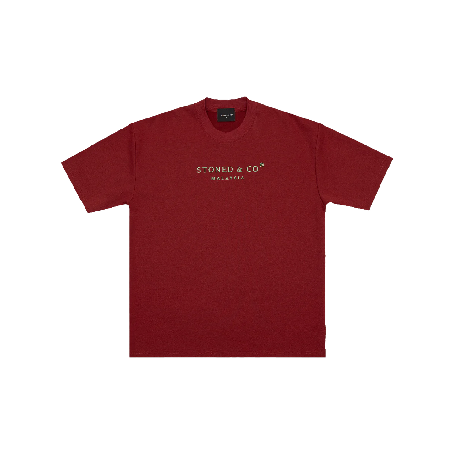 Stoned & Co ® Golden Jade: Jade Signature Tee Red (SS25)