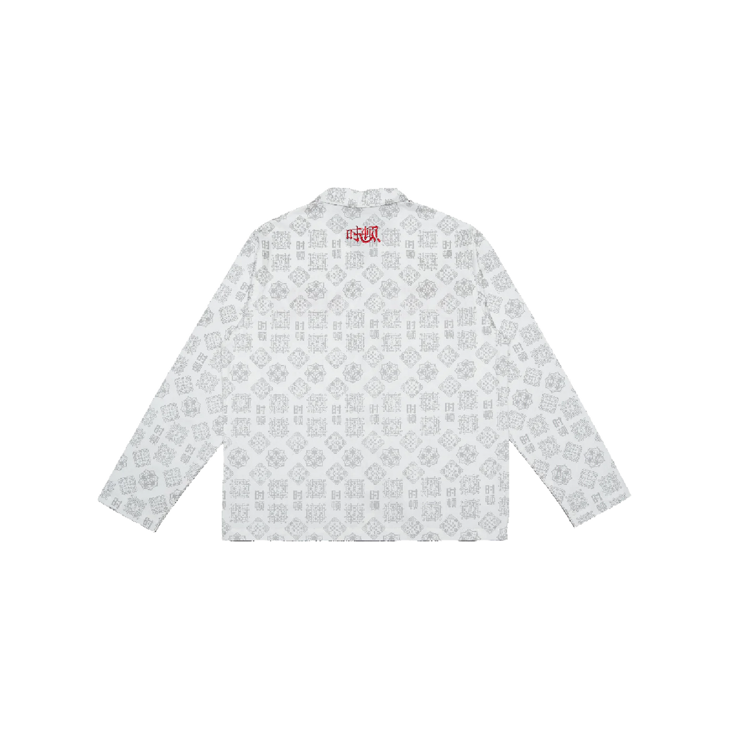 Stoned & Co ® Golden Jade: Monogram Tang Suit Shirt White (SS25)