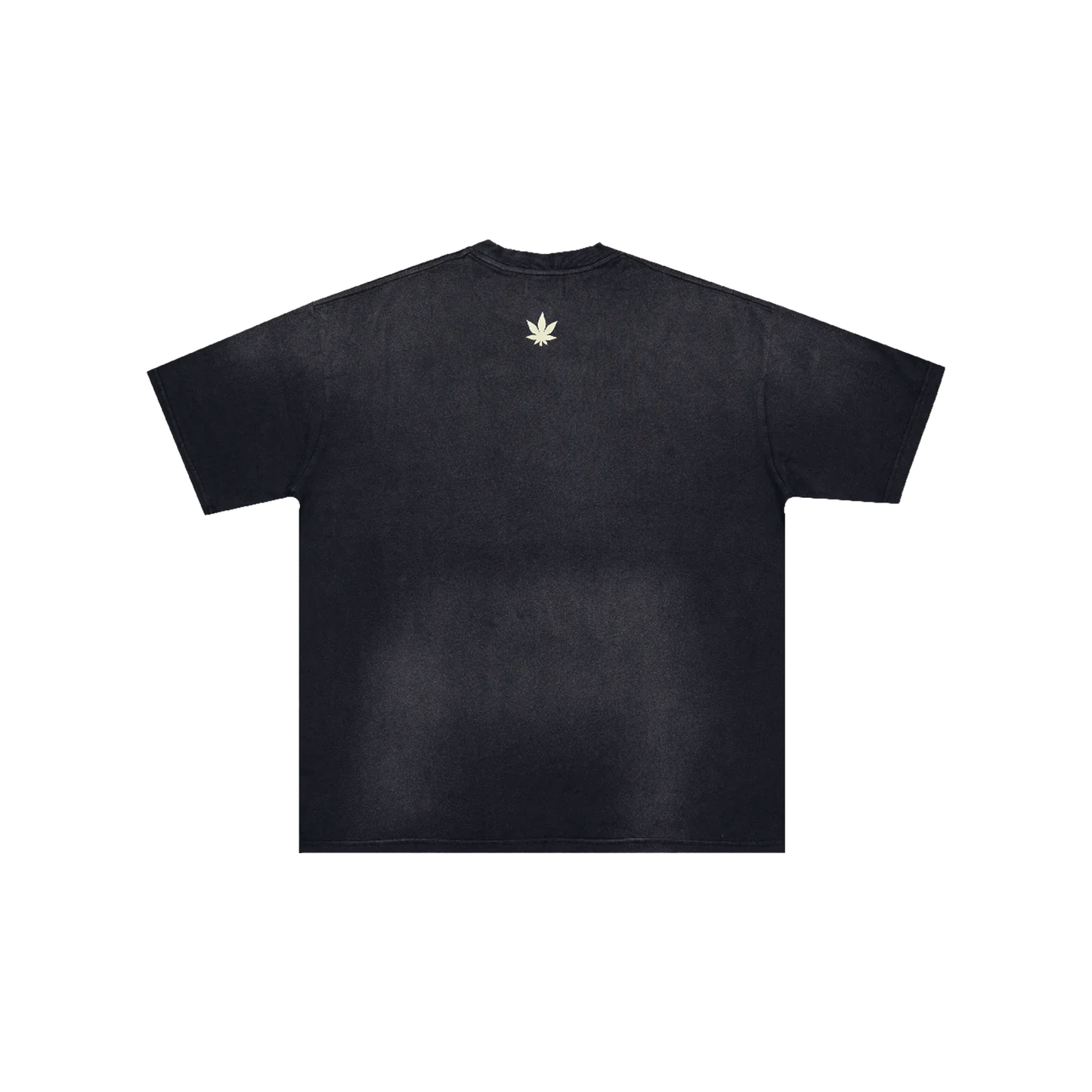 Stoned & Co ® Golden Jade: Stoned Tape Wash Tee Black (SS25)